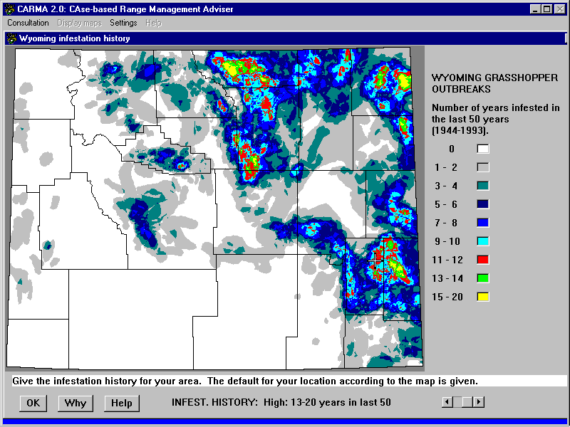 Wyoming Infestation History